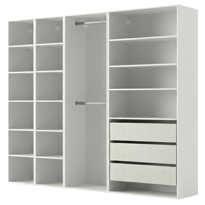 Dressing Casa 240 cm blanc