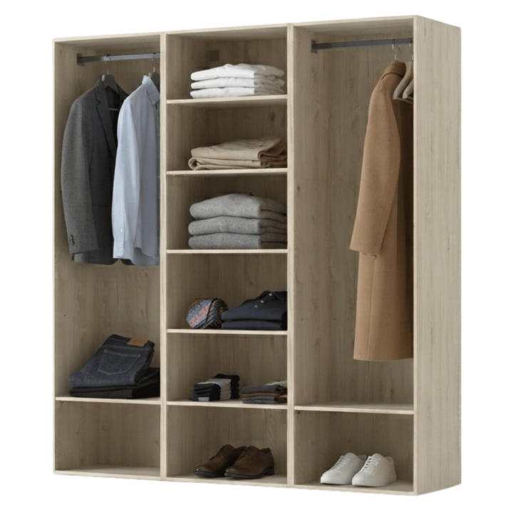 Dressing 135 cm Chêne hickory