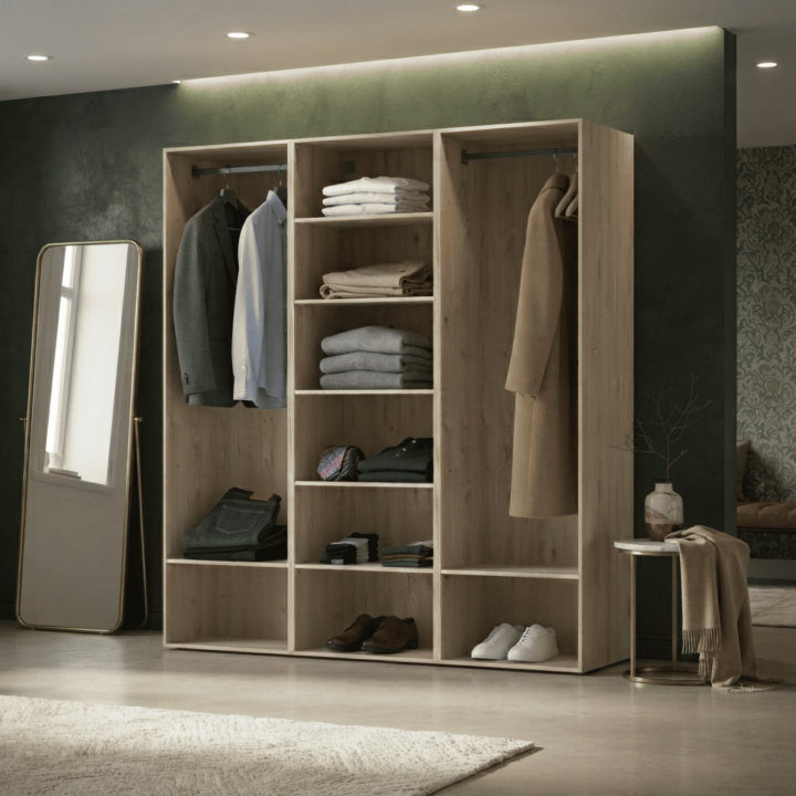 Dressing 135 cm Chêne hickory