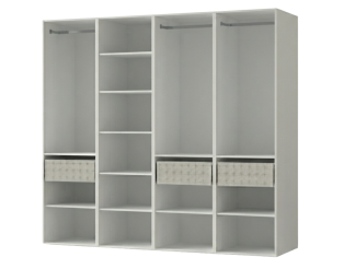 Dressing Casa 240 cm Blanc