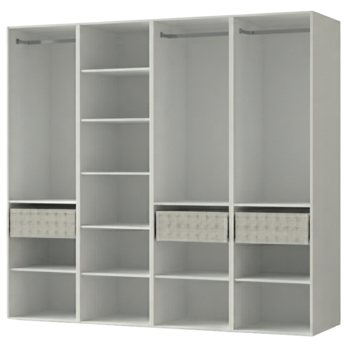 Dressing Casa 240 cm Blanc