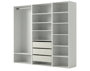 Dressing Casa 240 cm blanc