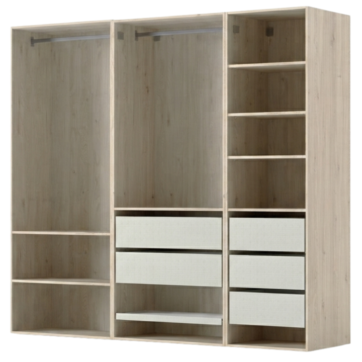 Dressing Casa 240 cm Chêne hickory