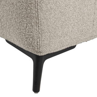 Canapé d'angle Jules Beige avec 1 relax éléctrique