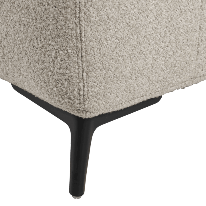 Canapé d'angle Jules Beige avec 1 relax éléctrique