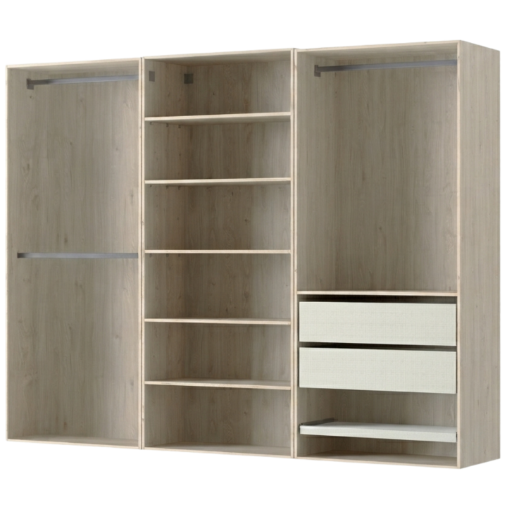 Dressing Casa 270 cm Chêne hickory