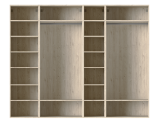 Dressing Casa 285 cm chêne hickory