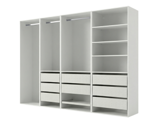Dressing Casa 300 cm Blanc