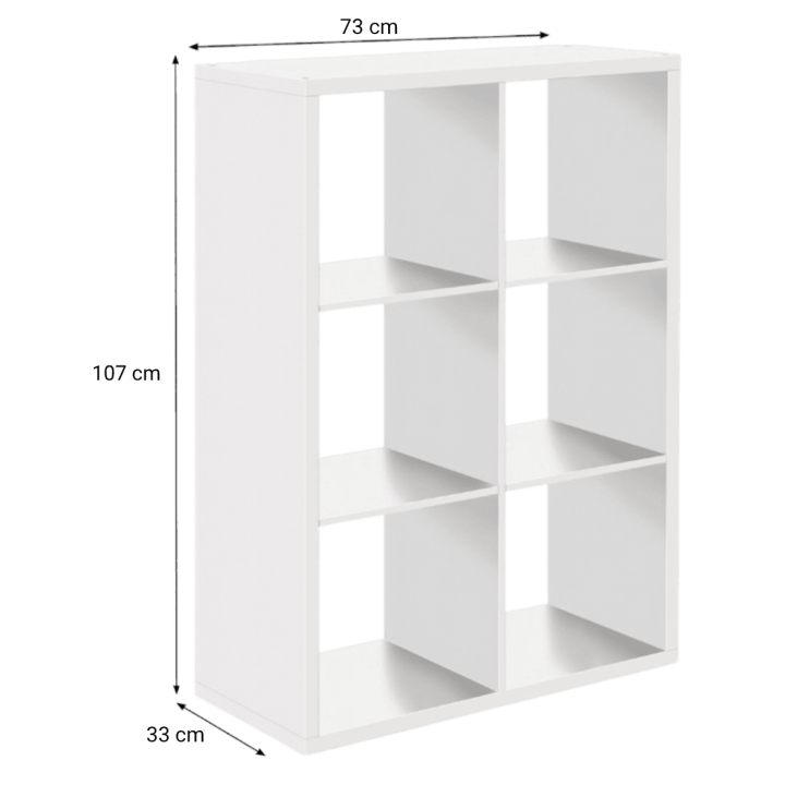 Etagère max 6 blanc