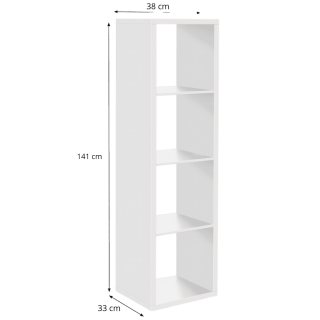 Etagère colonne max 4 blanc