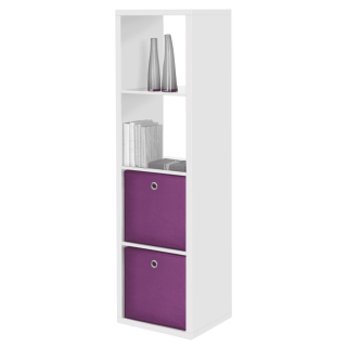 Etagère colonne max 4 blanc