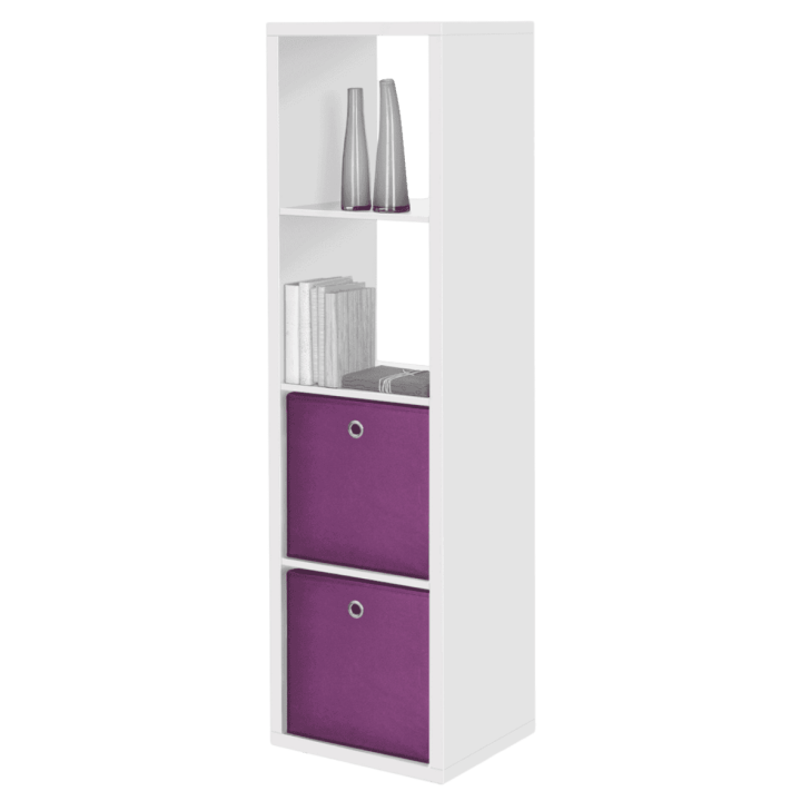 Etagère colonne max 4 blanc