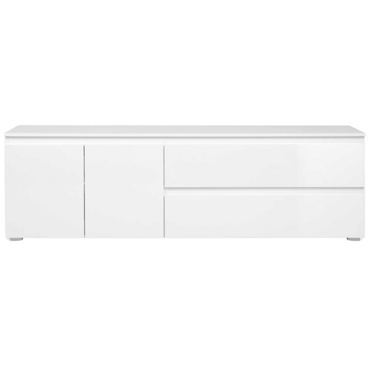 Meuble TV Capetown blanc brillant