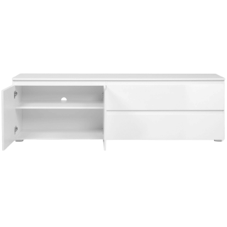 Meuble TV Capetown blanc brillant