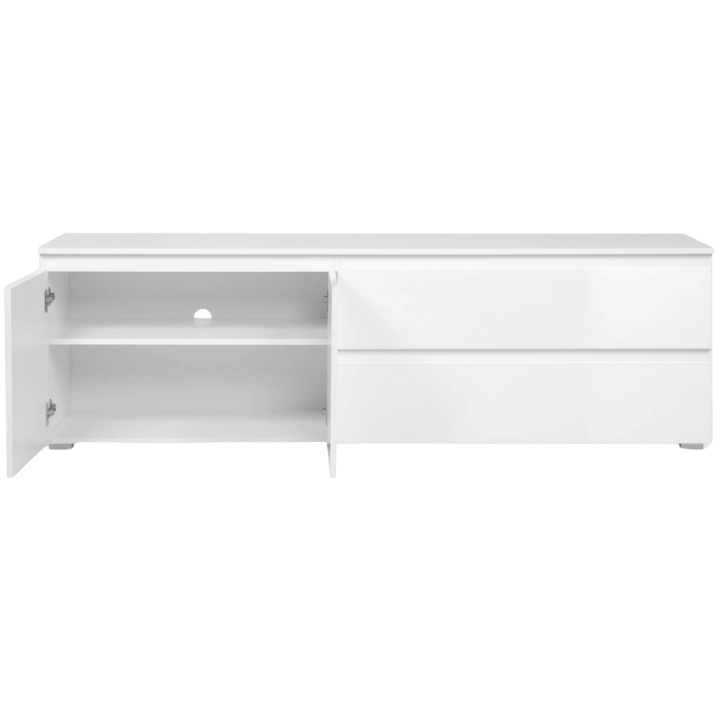 Meuble TV Capetown blanc brillant