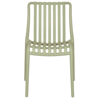Chaise empilable Lampang verte
