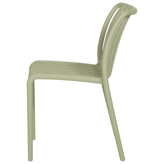 Chaise empilable Lampang verte