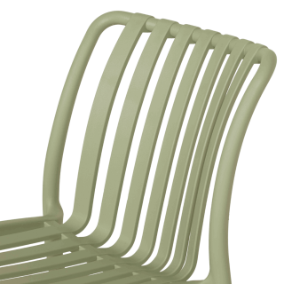 Chaise empilable Lampang verte
