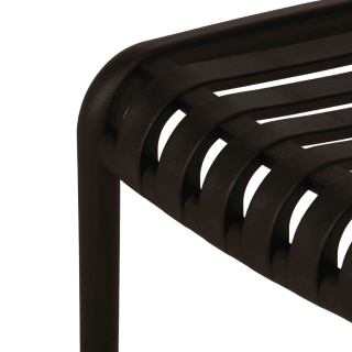 Chaise empilable Lampang noir