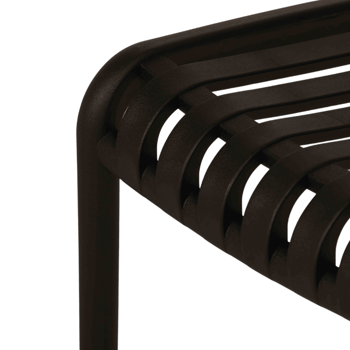 Chaise empilable Lampang noir
