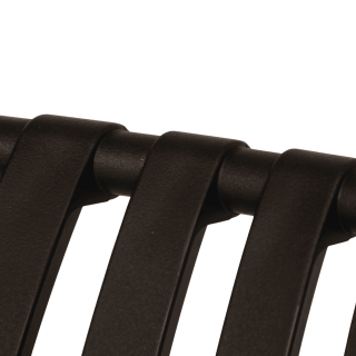 Chaise empilable Lampang noir