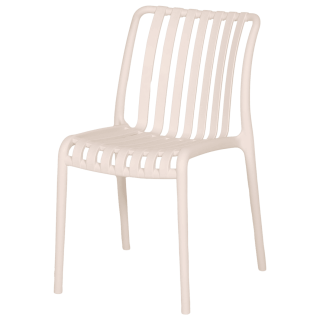 Chaise empilable Lampang blanche