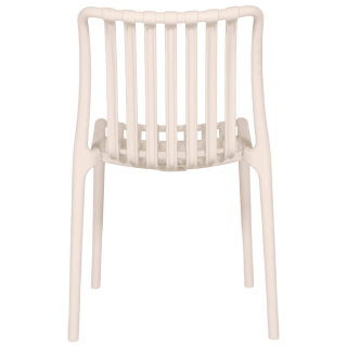 Chaise empilable Lampang blanche
