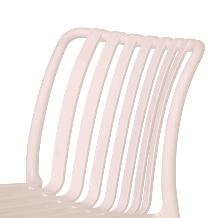 Chaise empilable Lampang blanche