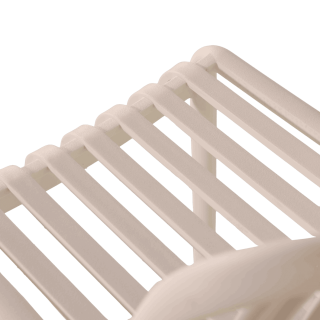 Tabouret de bar empilable Lampang Blanc