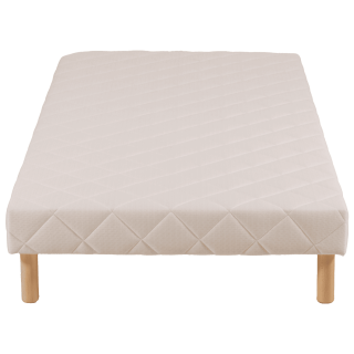 Sommier tapissier 90x200 Cansas Coutil beige