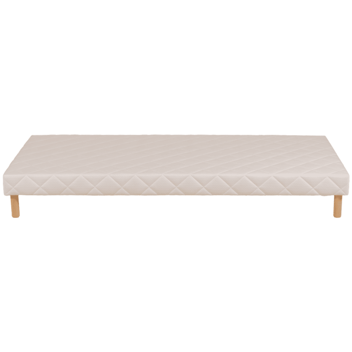 Sommier tapissier 90x200 Cansas Coutil beige