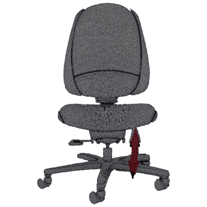 Fauteuil de bureau noir P91