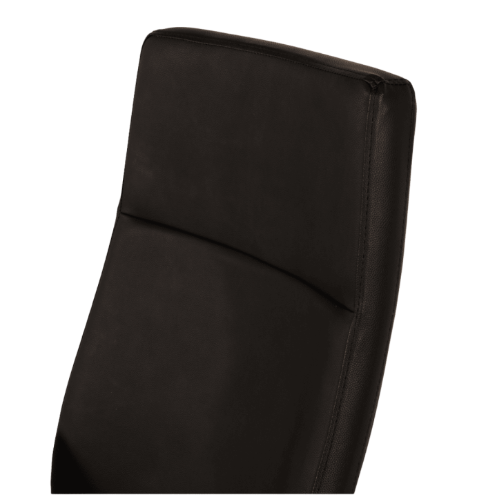 Chaise de bureau en cuir Noir Chief 300
