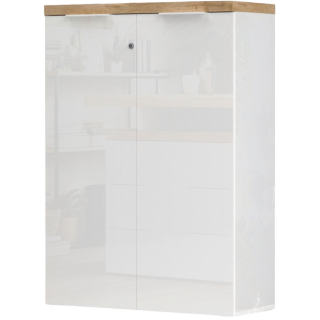 Commode 2 portes Basso - Easy - bianco et cadiz