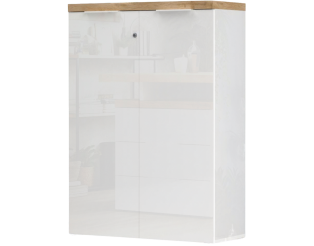 Commode 2 portes Basso - Easy - bianco et cadiz