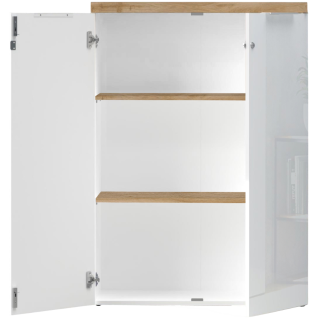 Commode 2 portes Basso - Easy - bianco et cadiz