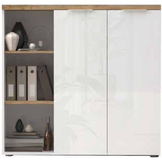 Commode 2 portes Easy - bianco et cadiz