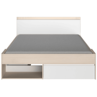 Lit 160x200 Most blanc/acacia clair