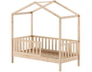 Lit junior Dallas 70 x 140 cm Naturel