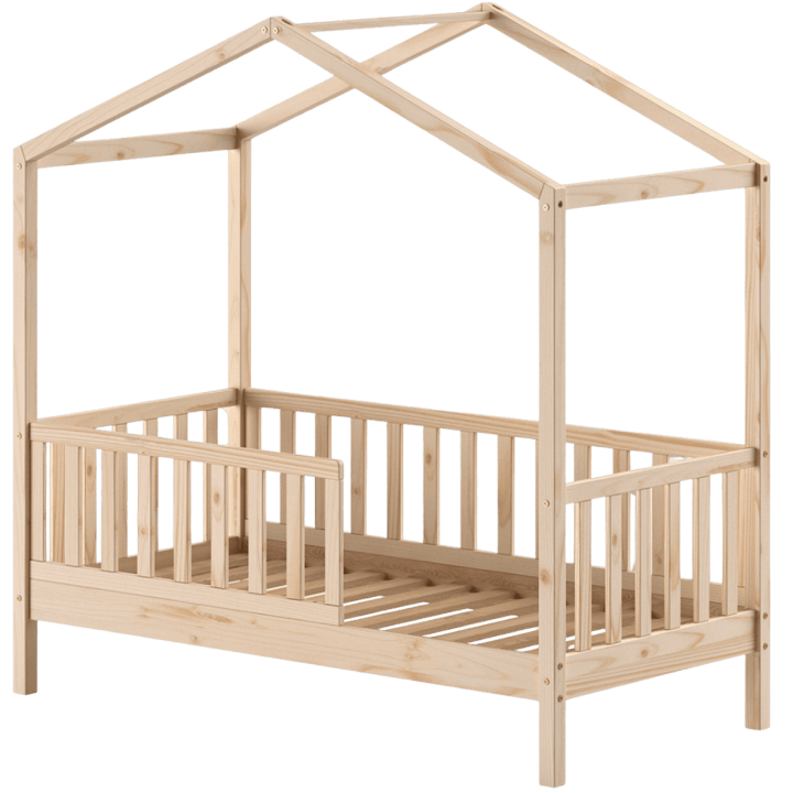 Lit junior Dallas 70 x 140 cm Naturel