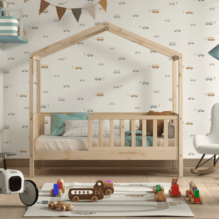 Lit junior Dallas 70 x 140 cm Naturel