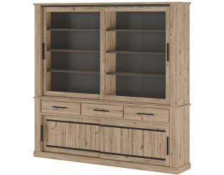 Vitrine Kurt 220 cm