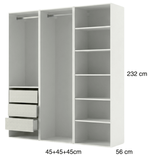 Dressing Casa 135 cm