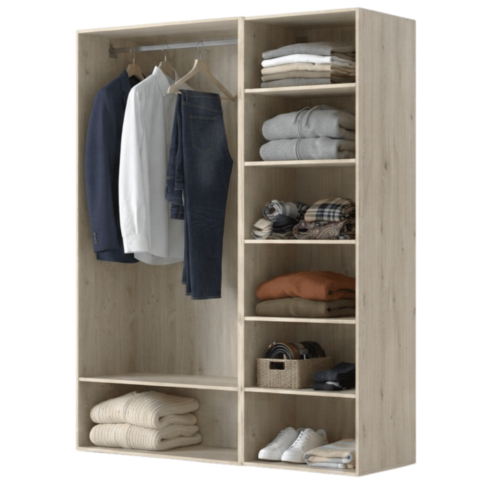 Dressing Casa 135 cm Chêne hickory