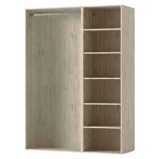 Dressing Casa 135 cm chêne Hickory