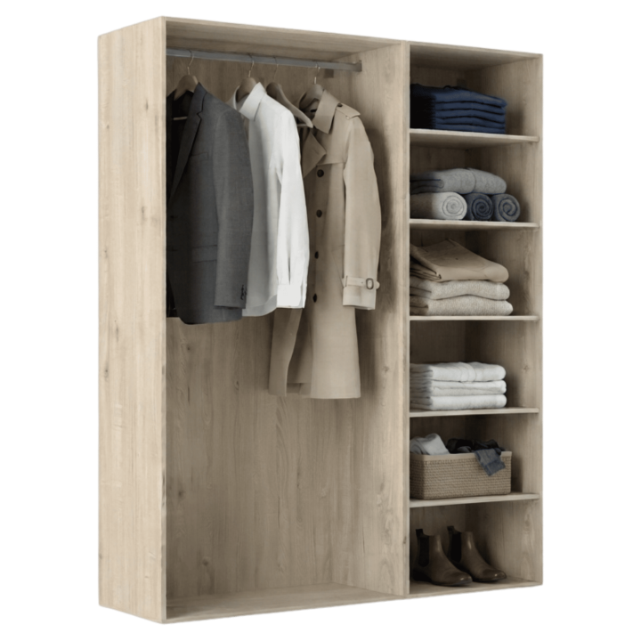 Dressing Casa 135 cm chêne Hickory