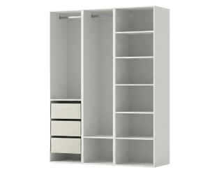 Dressing Casa 150 cm blanc