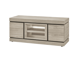 Meuble TV Belluno 1 chêne millenium gris