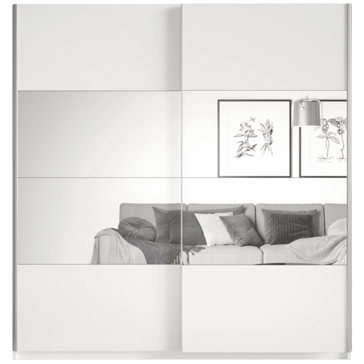 Armoire 2 portes (200cm) Beta blanc