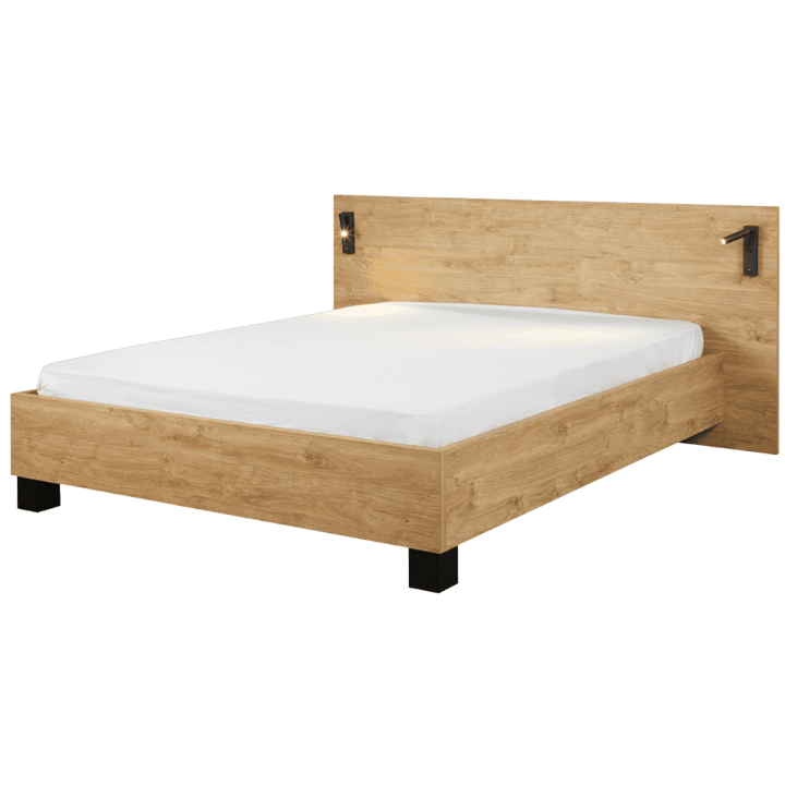 Lit 140x200 Clara golden oak